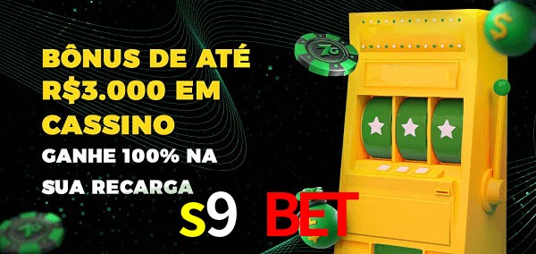 s9 bet melhor bônus de depósito