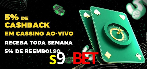 Promoções do cassino ao Vivo s9 bet